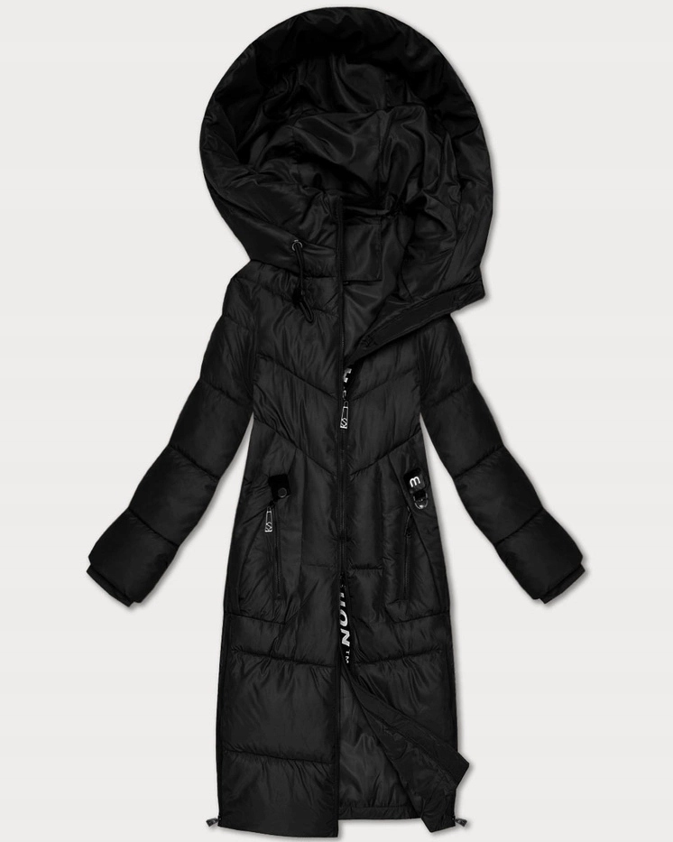 Zimní Bunda Kapuce B/R8535 Černá XXL (44)