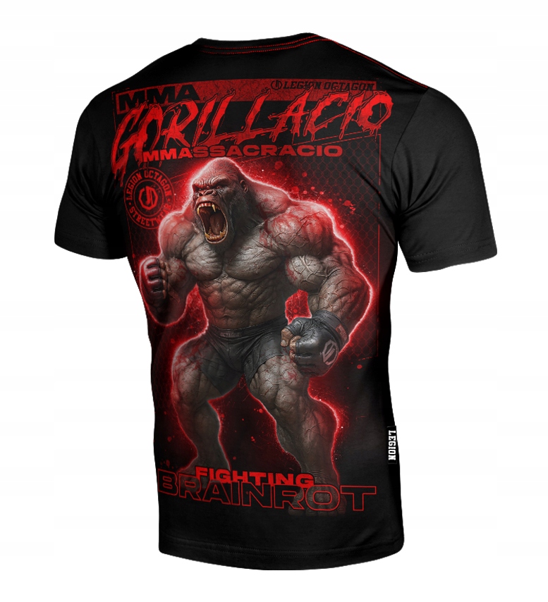 Octagon Tričko Tričko Legion Brain Rot Gorillacio MMAssacracio L