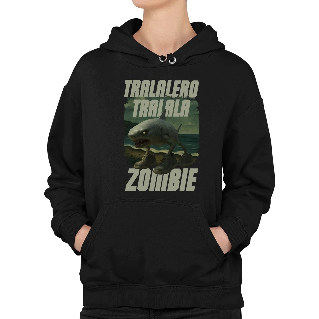 Tralalero tralala zombie žralok v botách Italian Brain Rot XL