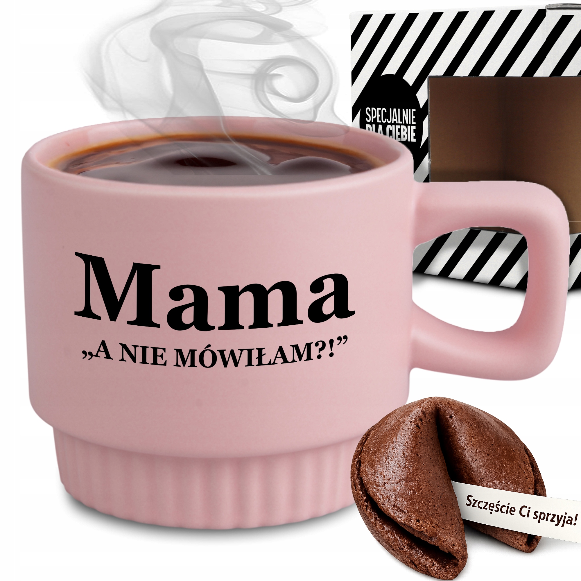 Kubek Ryflowany Różowy Ciastko Dla Mamy Dzień Matki A Nie Mówiłam?