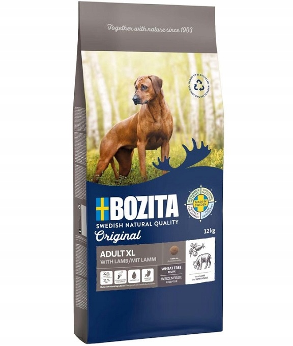Bozita Original Adult XL 12kg Suché Krmivo Pro Psy