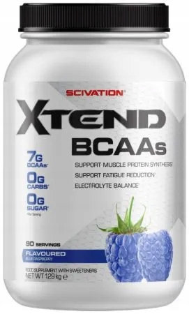 Xtend Aminokyseliny Bcaa Blue Raspberry prášek 1296 g