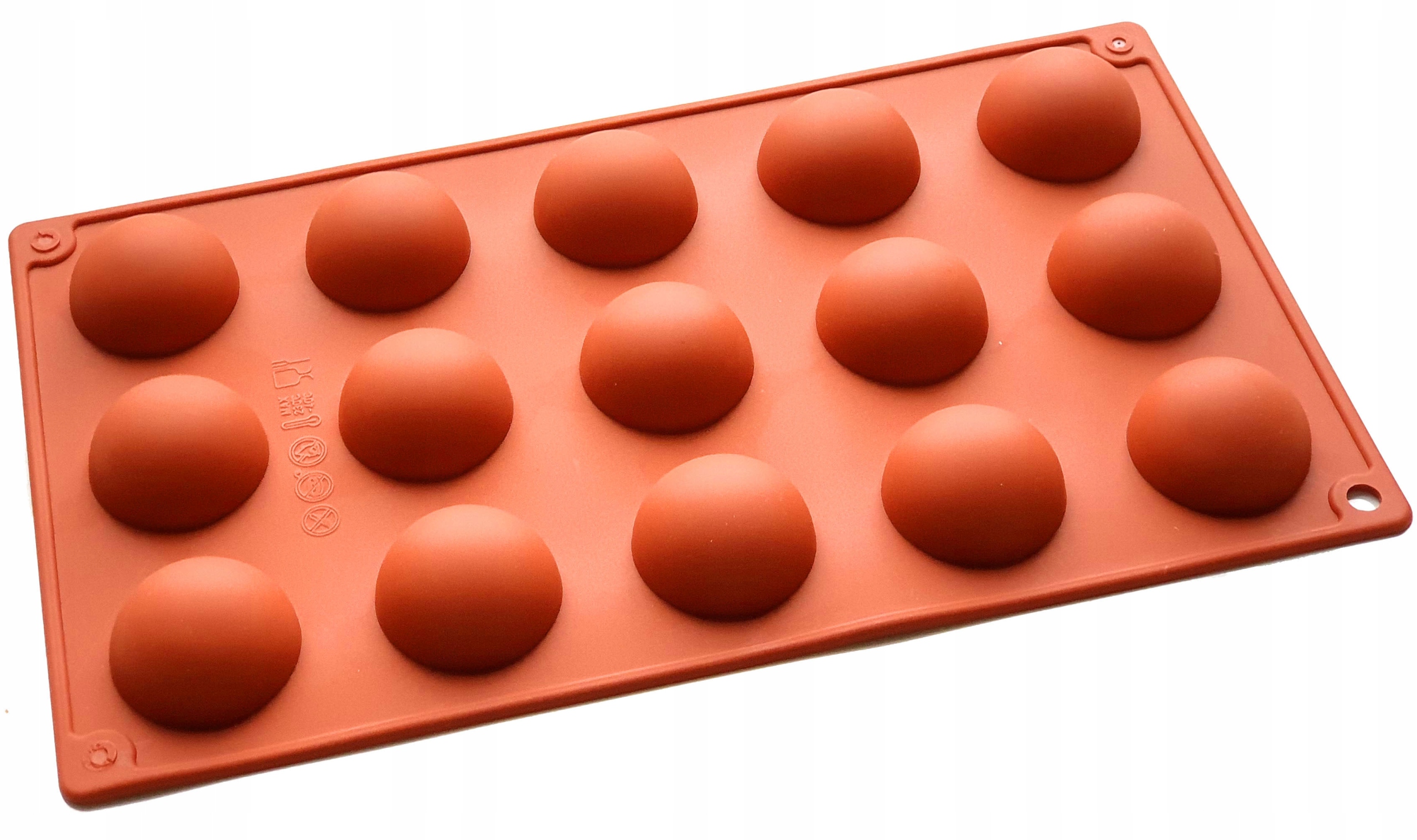 FORMA silikonowa PÓŁKULA FOREMKA PÓŁKULE KULE 15 Długość 30 cm