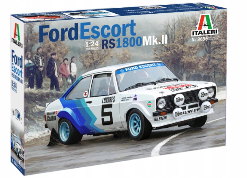 Italeri 3655, Ford Escort RS1800 Mk.II, 1:24