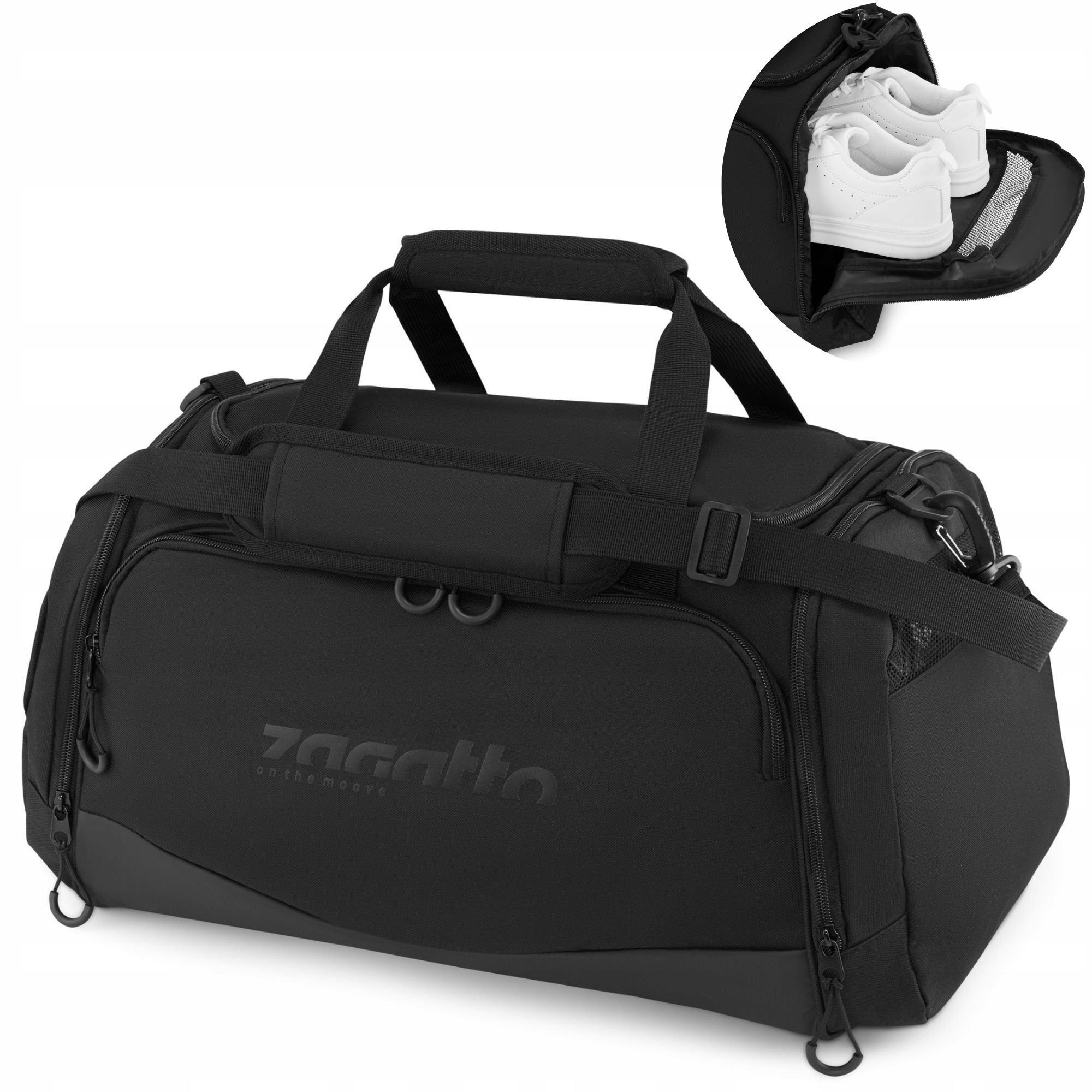 Torba sportowa podróżna fitness damska męska na siłownie trening Zagatto