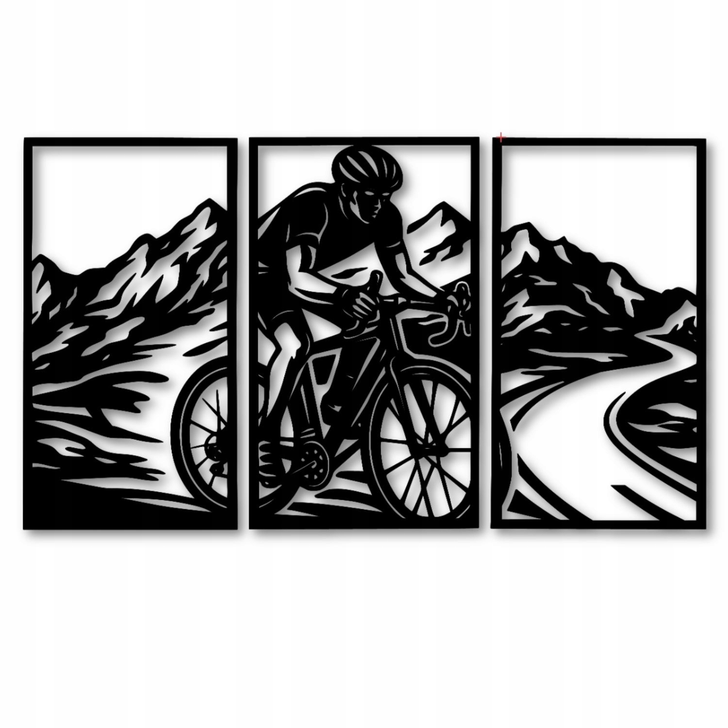 Prolamovaný Obraz Na Zeď 120 cm Cyklista Dárek Pro Kluka