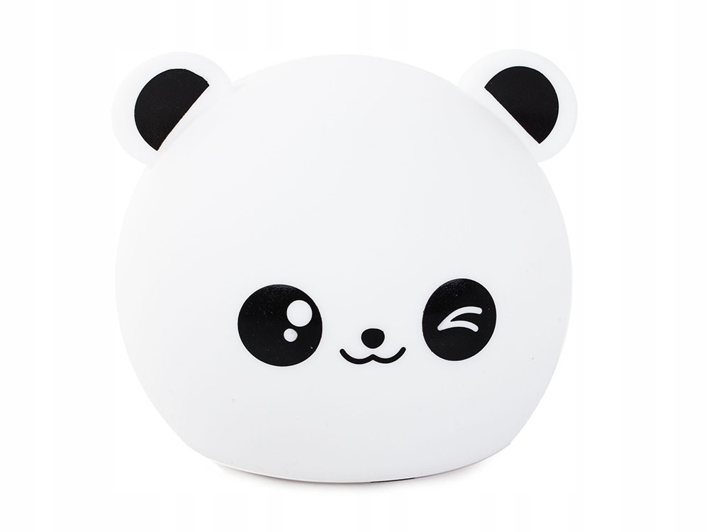 LAMPKA NOCNA DLA DZIECI PANDA RGB PILOT LED USB Stan opakowania oryginalne