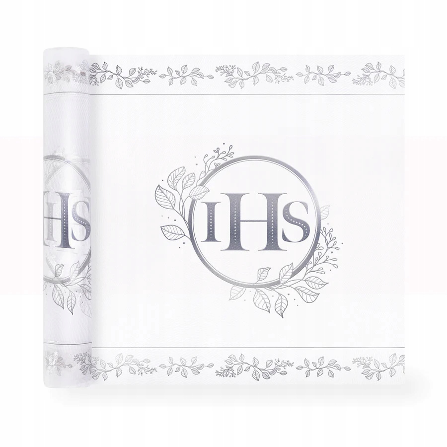 

Bieżnik Komunia Święta srebrne ozdoby na komunię