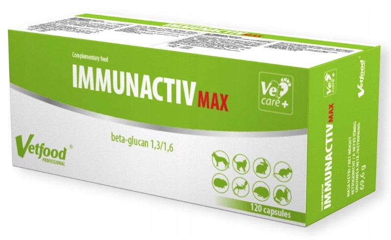 Vetfood Immunactiv Max 120 kapsułek