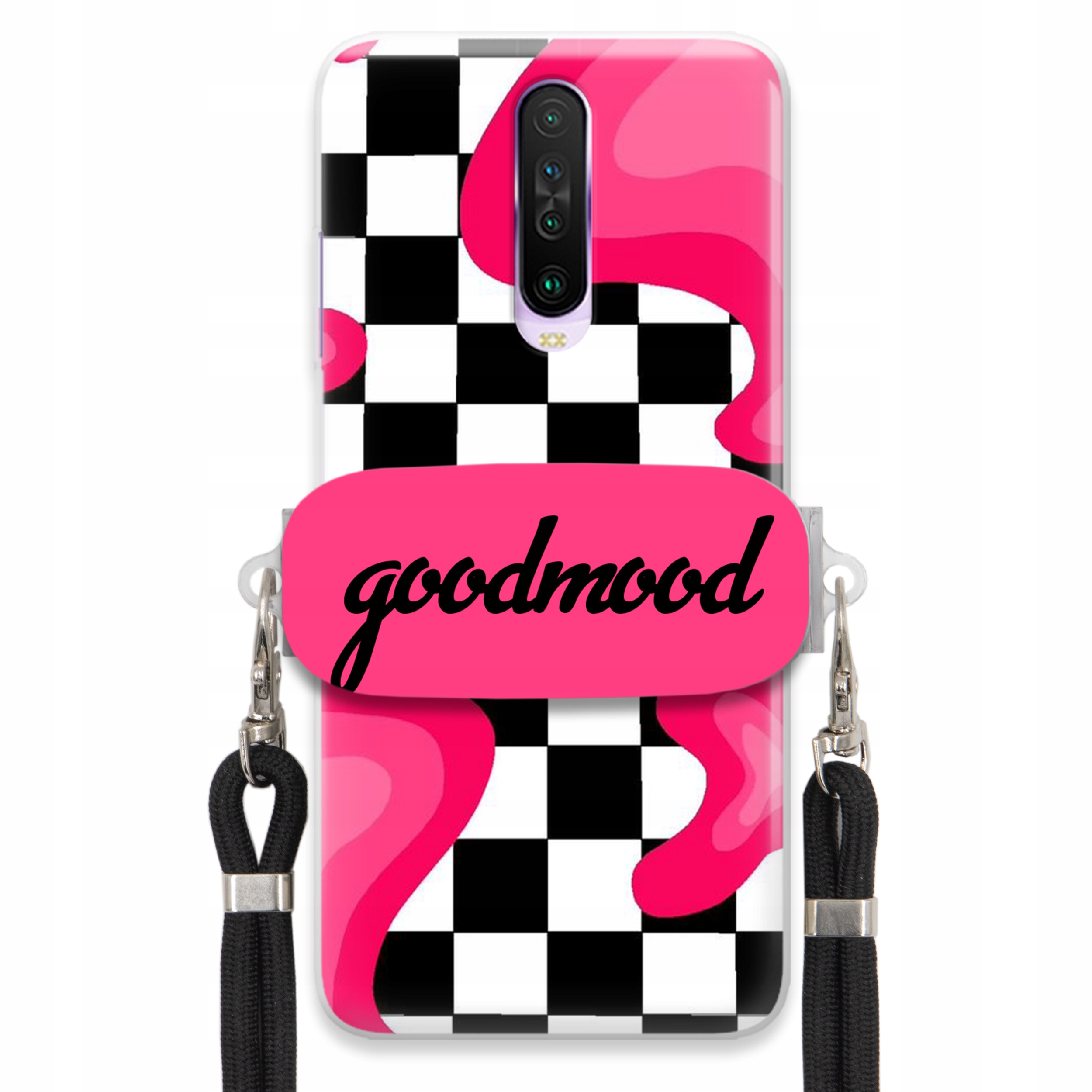 Pouzdro Pro Xiaomi Redmi K30 Sada Pouzder Držák Na Vodítko Černá For Teen Splash