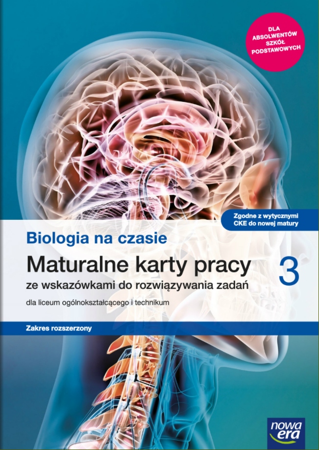 BIOLOGIA NA CZASIE 3 LO PODRĘCZNIK + KARTY PRACY ROZSZERZONY NOWA ERA Wydawnictwo Nowa Era