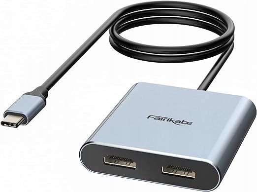 Adaptér Usb C na duální Hdmi Fairkabe A reg11