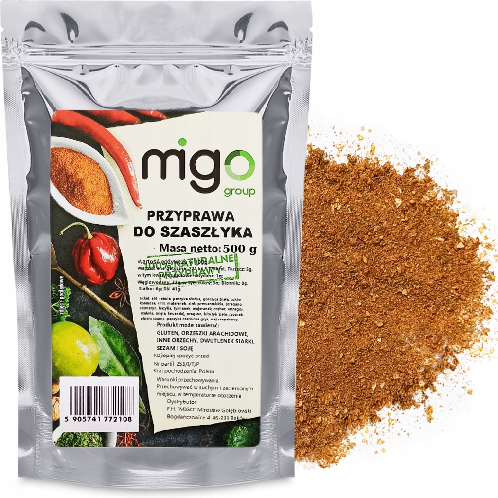 Levně 6 x MIGOgroup, Koření na šašliky, gril – 500 g MIGogroup