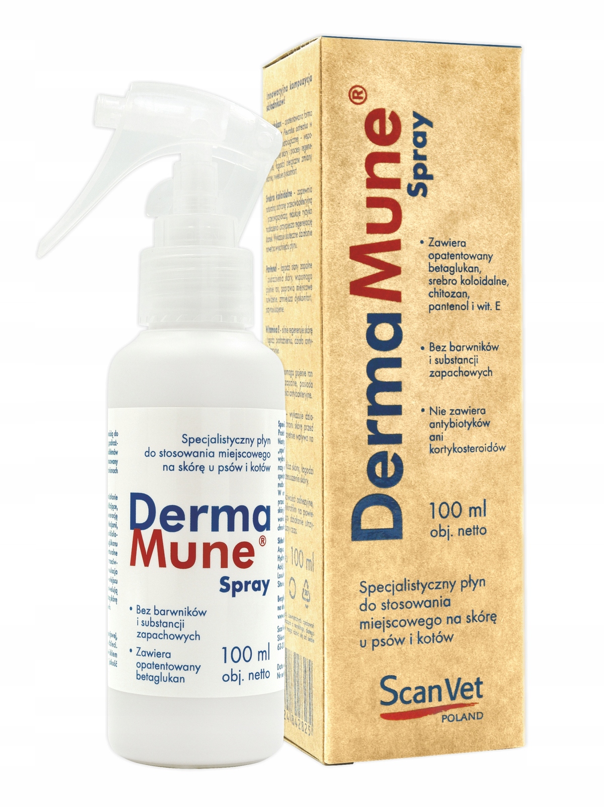 ScanVet Dermamune sprej pro psa a kočku 100 ml