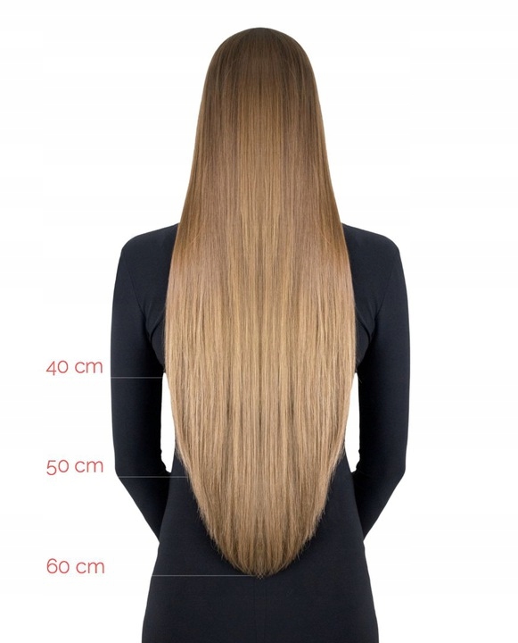 Кліп в нарощування волосся для нарощування 46 см 100 г бренд Allepa
