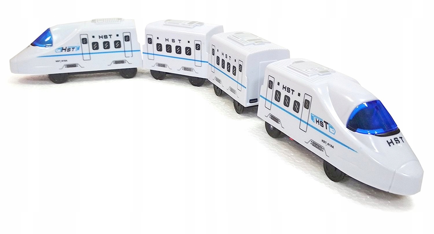 POCIĄG NA BATERIE 45CM ŚWIATŁO DŹWIĘK KOLEJKA TRAMWAJ EXPRESS