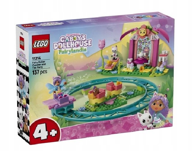Lego 11214 Gabby's Dollhouse Vílí Horská Dráha A Odpolední Čaj