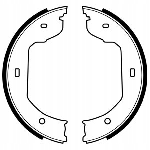 DELPHI Zestaw szczek hamulcowych LS1920