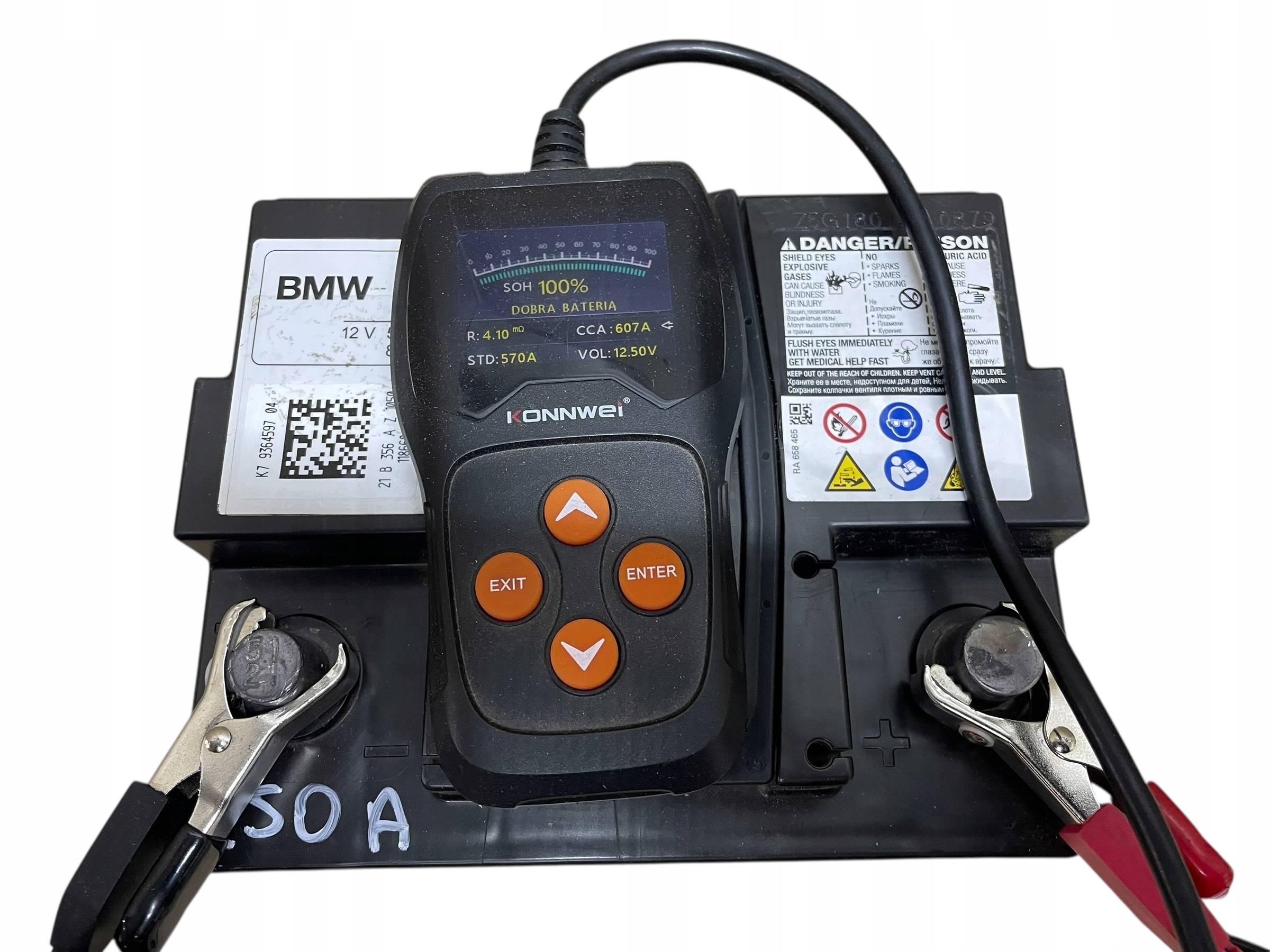 AKUMULATOR AGM START-STOP 12V 50AH 570A BMW / MINI 2021R Original