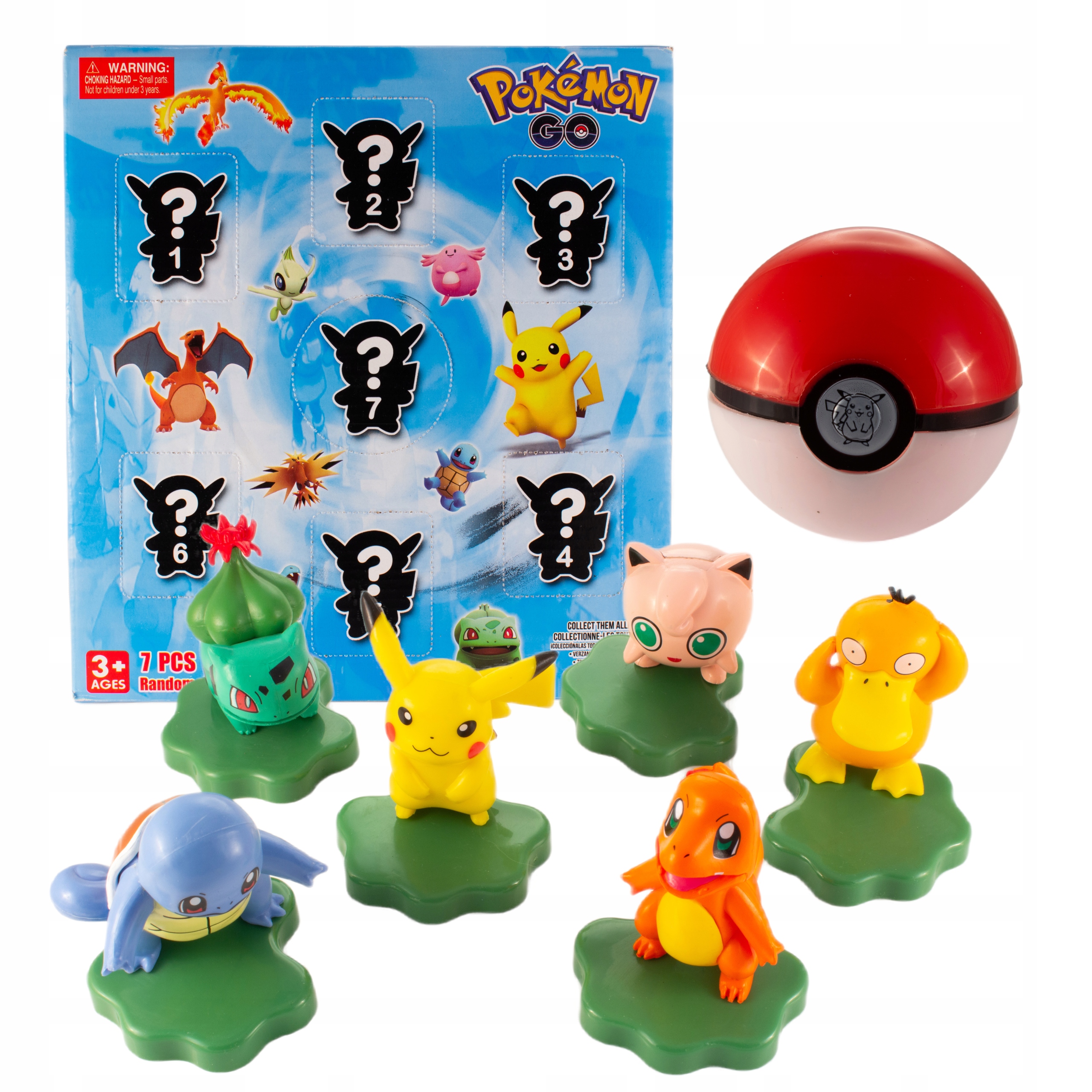 

Zestaw 6 Dużych Figurek Pokemon Niespodzianek