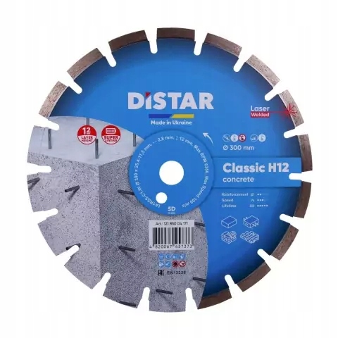 Distar Diamantový Kotouč Classic H12 304 x 2,8/1,8 x 25,4 mm