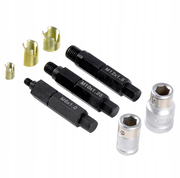 ZESTAW DO NAPRAWY REGENERACJI GWINTOW SWIEC M6 M12 EAN 5902067613887