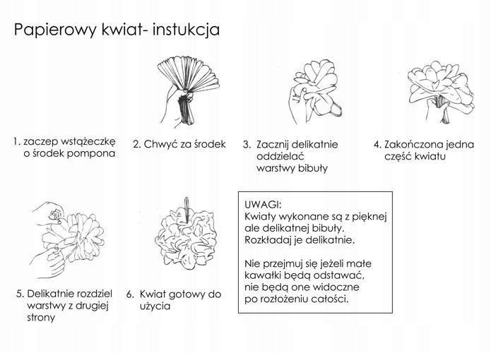 Papierowy pompon Czerwony 35cm Płeć uniseks