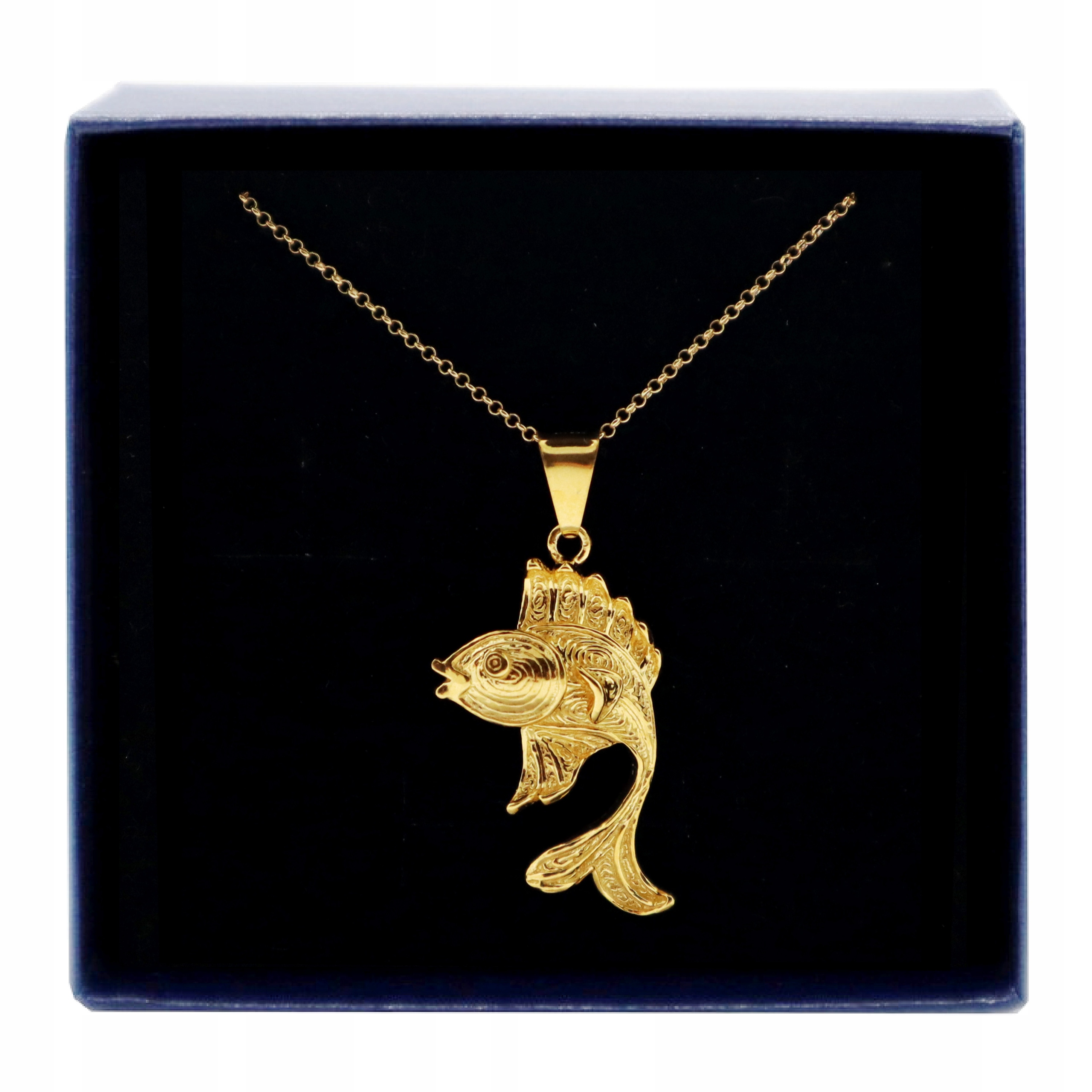 

Naszyjnik srebrny Złota Rybka