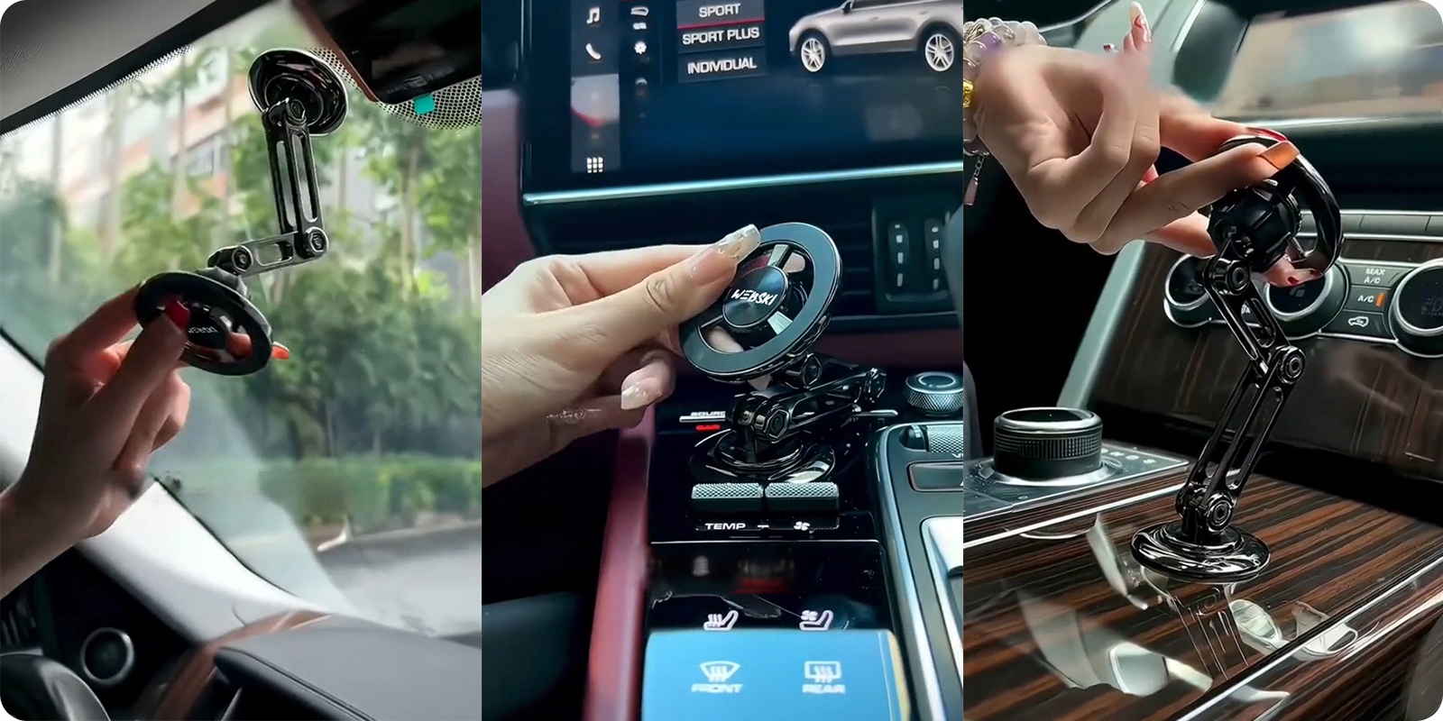 MAGSAFE MOCNY UCHWYT MAGNETYCZNY DO KOKPITU SAMOCHODU DO IPHONE 12 13 14 15 Marka Webski