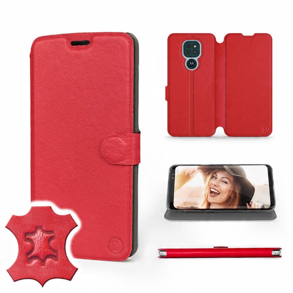 

Etui Mobiwear do Motorola Moto G9 Play - Red