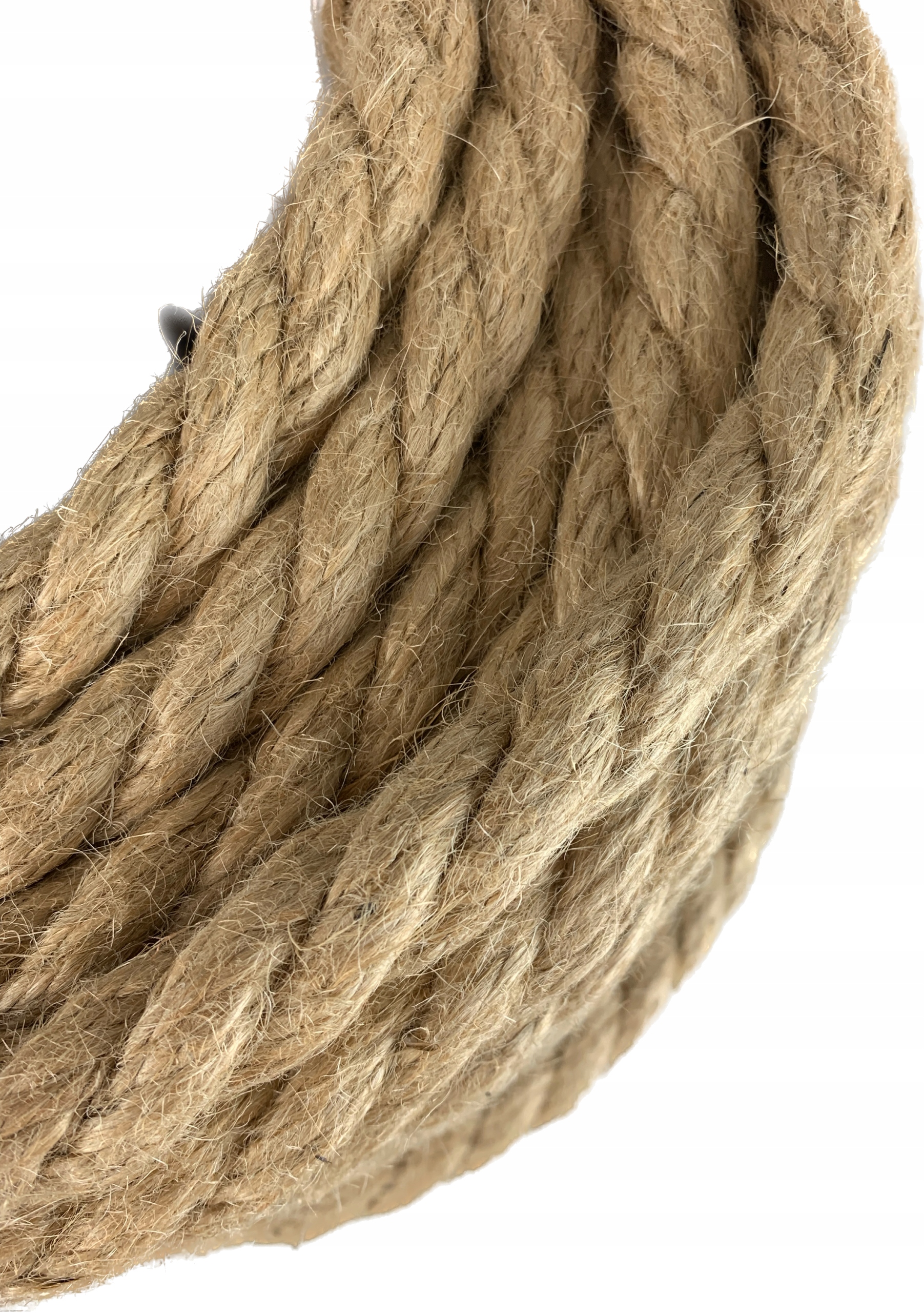 Jutová šňůra 26 mm, škrabadlo, plachetní lano, 50 m