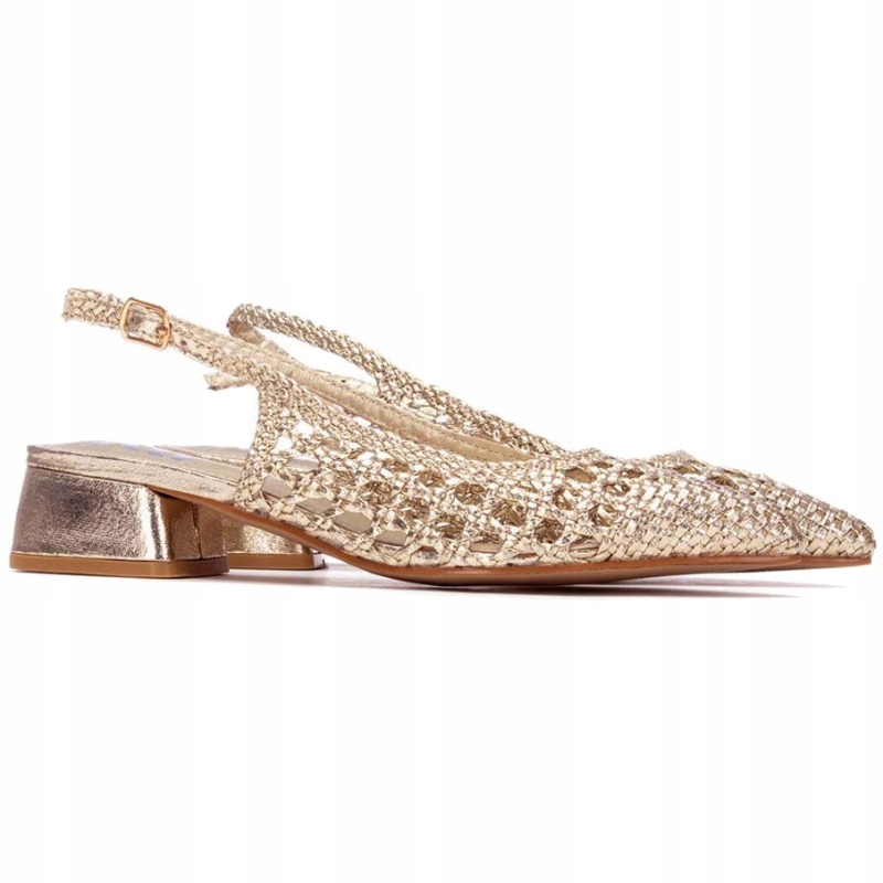 Dámské sandály Xti 145430 Z.c. Nude zlaté Eko Kůže Vel. 39