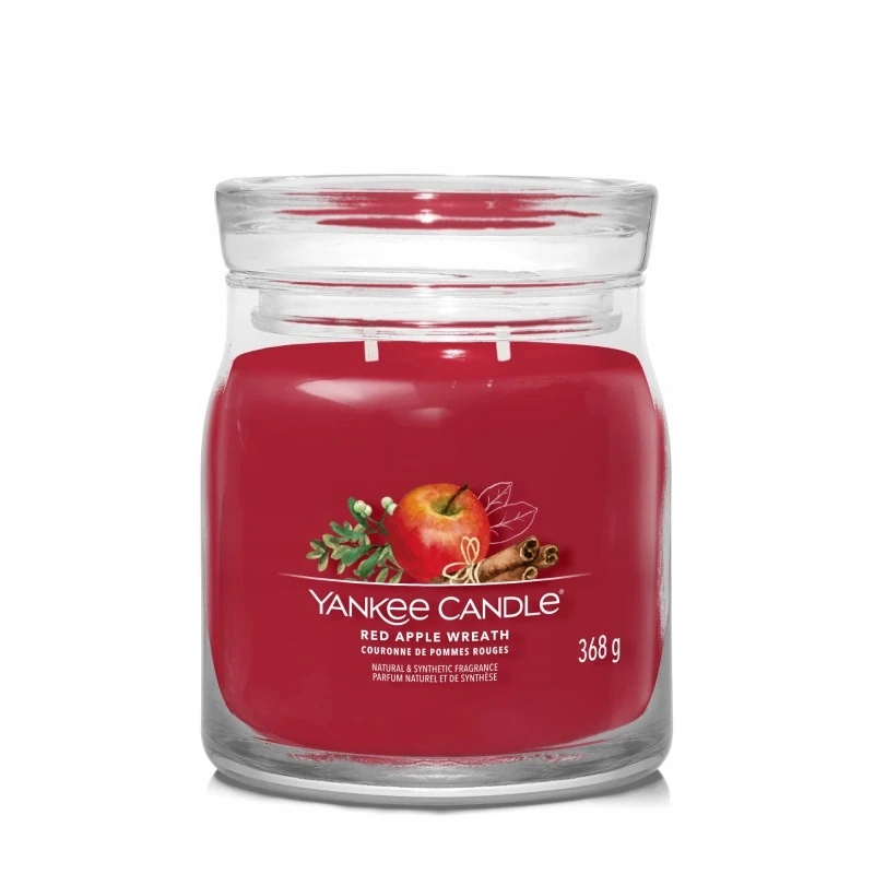 Yankee Candle Signature střední svíčka Red Apple Wreath