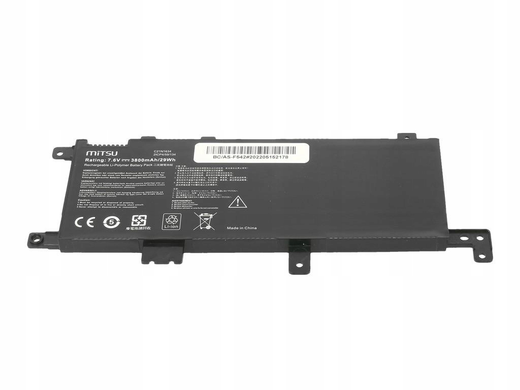 Bateria do Asus F542 3800 mAh 29Wh 7.6 7.4 Volt