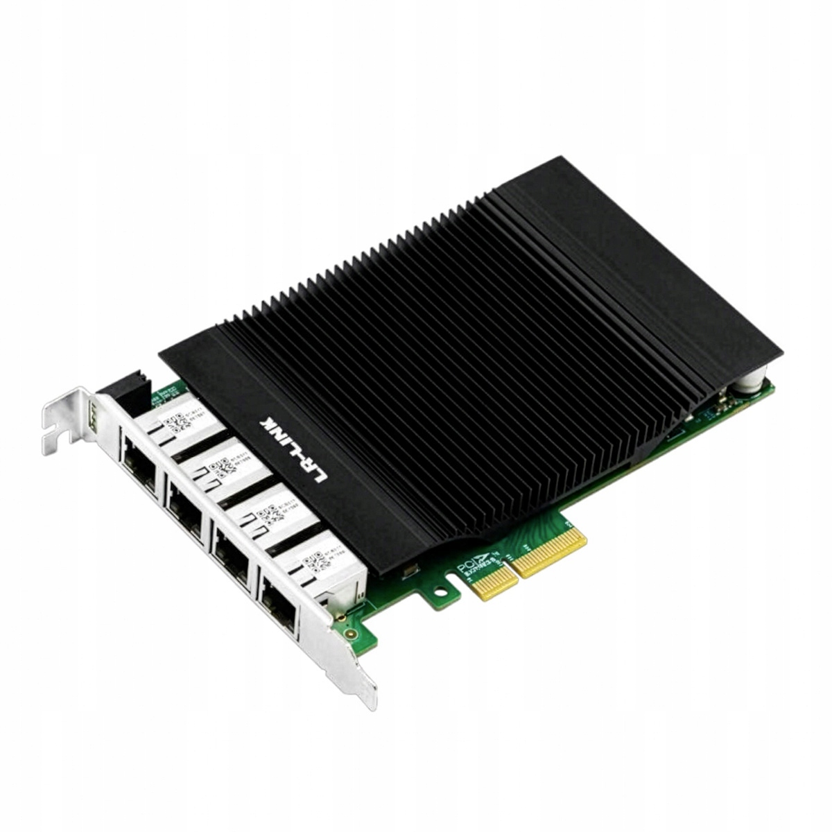 PCIe x4 Čtyřportová PoE Gigabitová karta pro snímání obrazu 4x1GbE Ptp IEEE1588