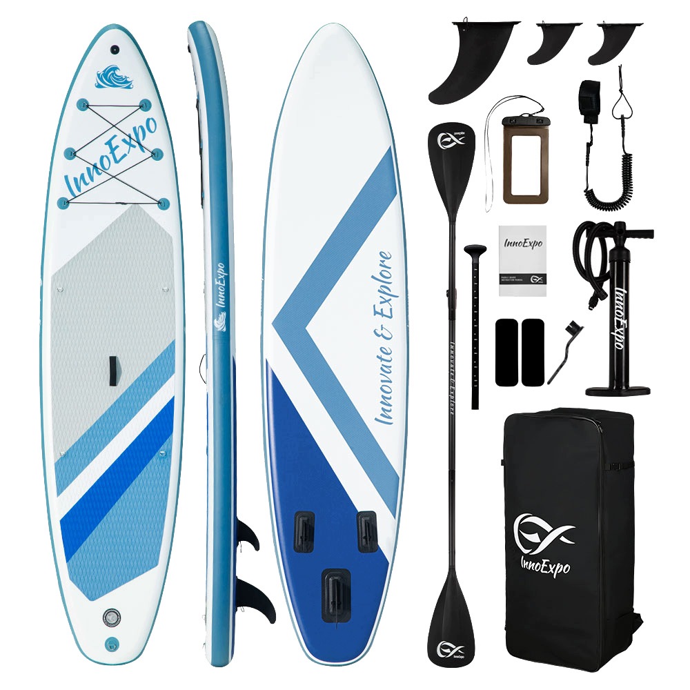 Deska Sup pompowana 350 cm do pływania z zestawem wioseł w komplecie