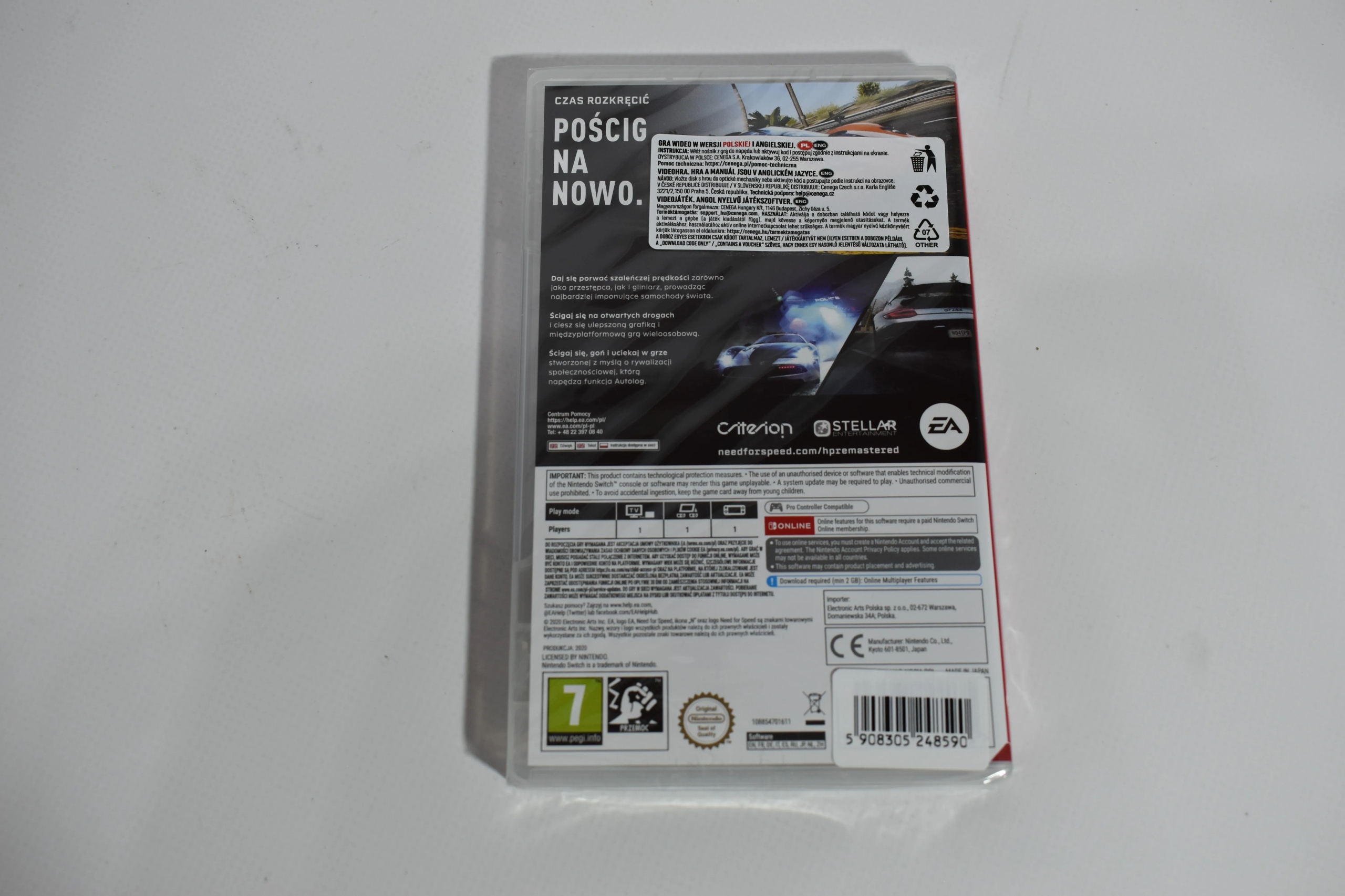 NEED FOR SPEED HOT PURSUIT REMASTERED SWITCH Tematyka wyścigi