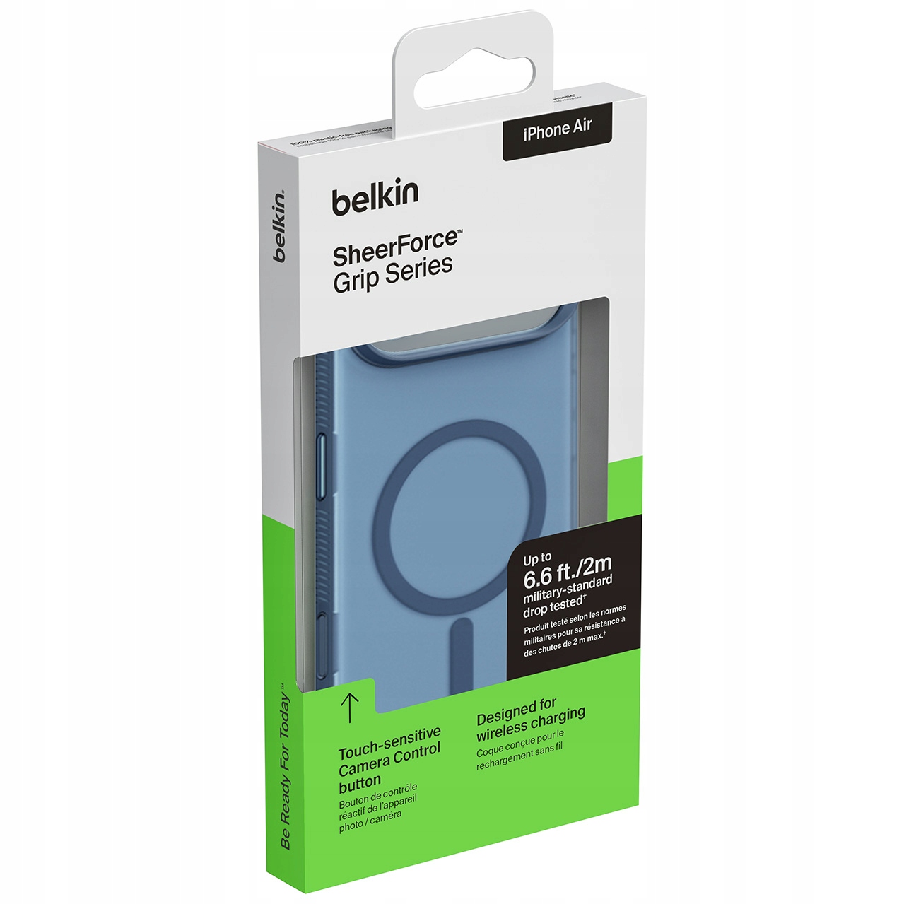 Belkin magnetické ochranné pouzdro – iPhone Air – námořnicky modré