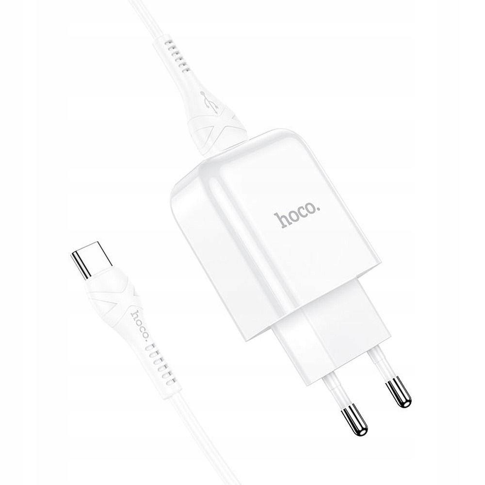 Ładowarka sieciowa do telefonu Hoco Usb A 2A 10W kabel Usb A do Usb C N2