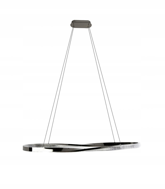 Moosee lampa wisząca Anillo 120 czarna