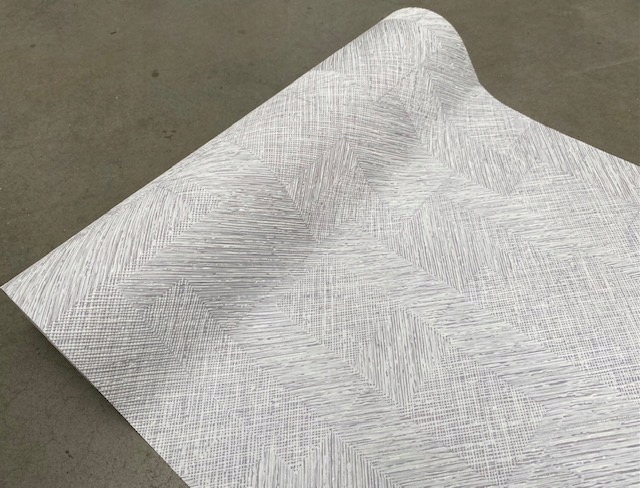 TAPETA 5-1501TŁOCZONY WZÓR GEOM Brokat SZARA Vinyl Rodzaj winylowa na papierze