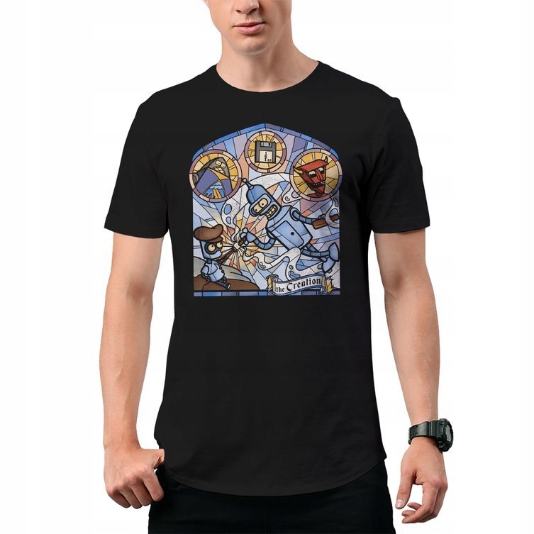 

Koszulka T-Shirt Bender Stained Glass L