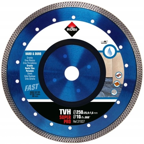 Diamantový Kotouč Pro Tvrdé Materiály Tvh 250 MM Superpro Ri 31937
