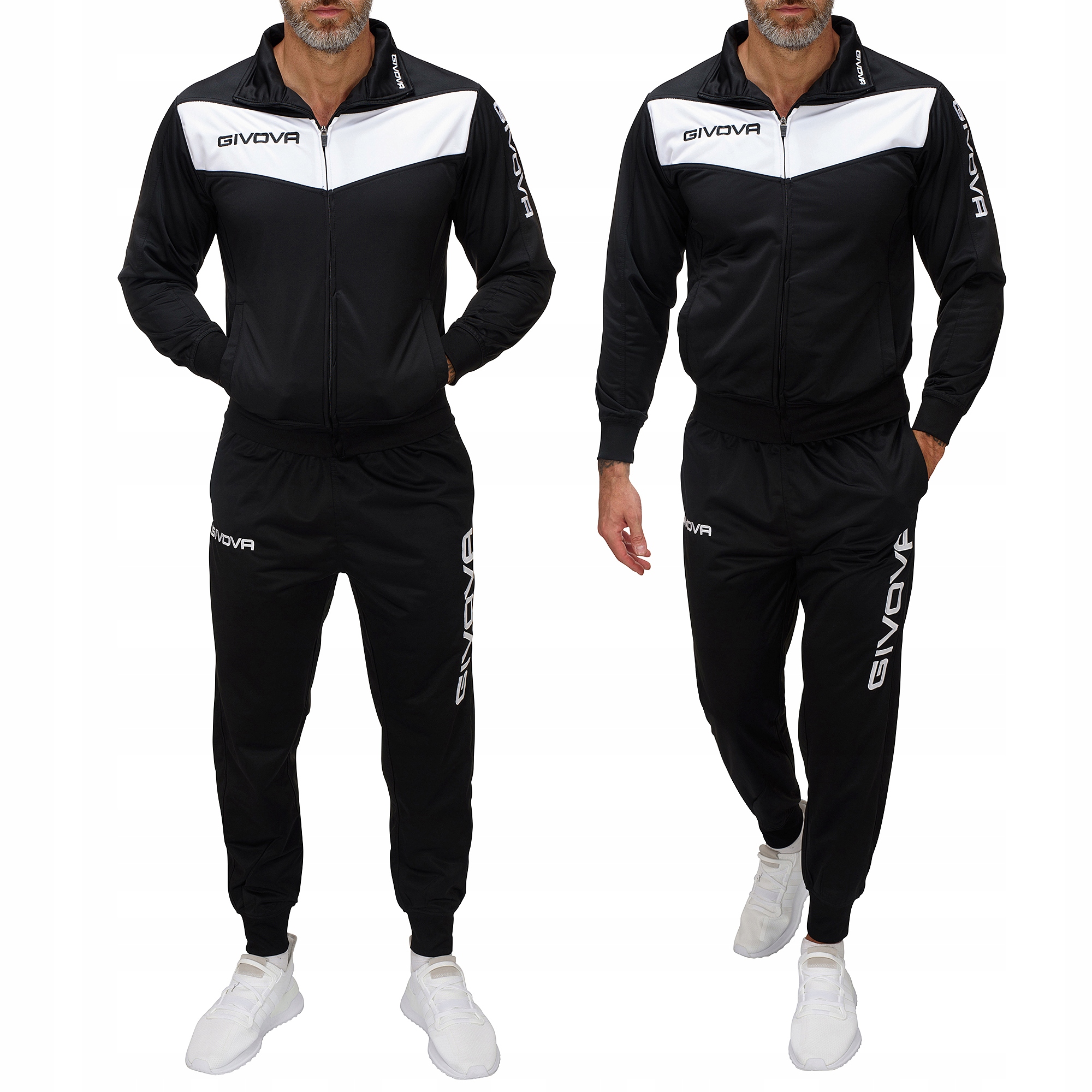 TR018-16 r. L Givova Visa Męski Komplet Dresowy Sportowy Premium