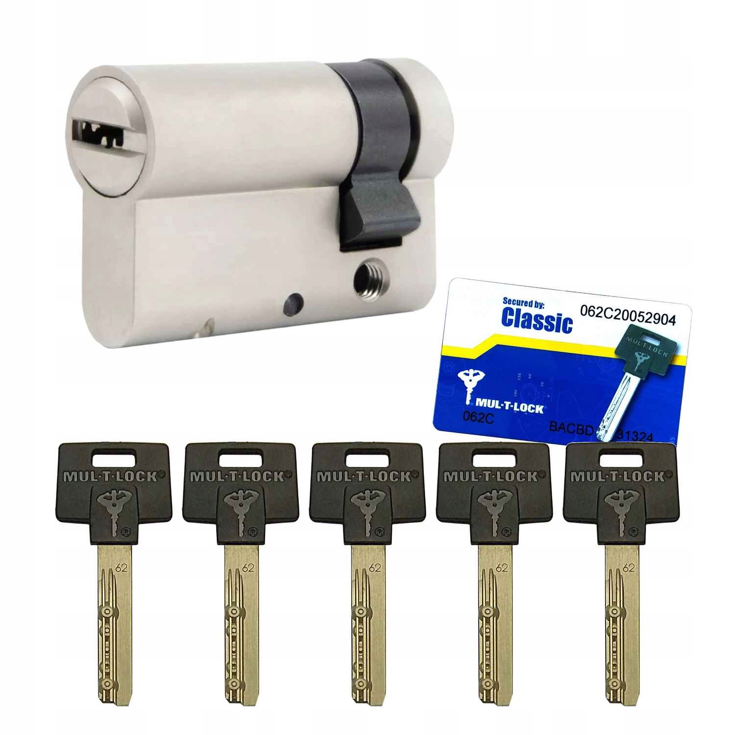 vložka Mul-T-Lock Classic Bw 31/10 saténová