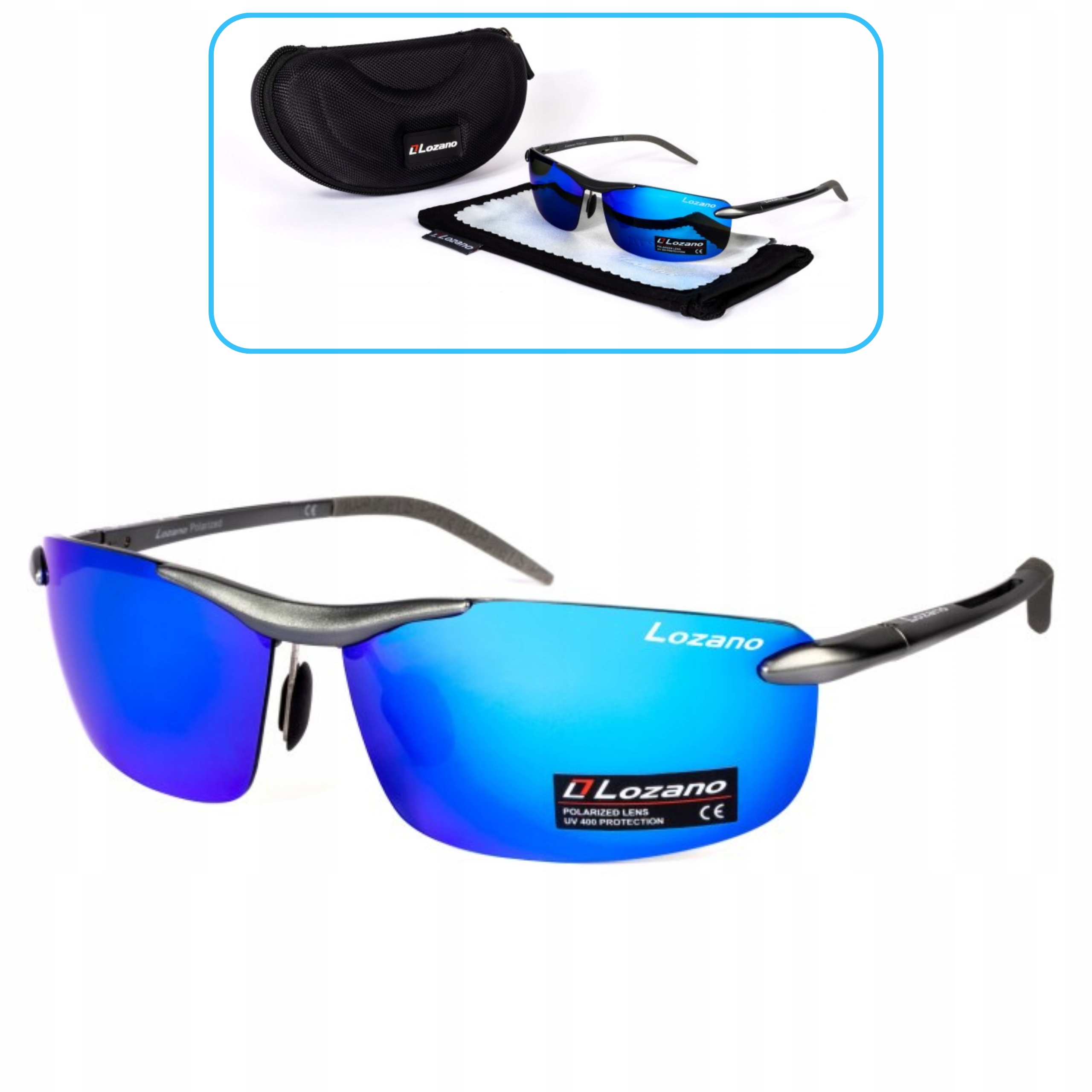 Polarizační Sluneční Brýle Na Ryby UV400 – Pro Rybáře S Pouzdro