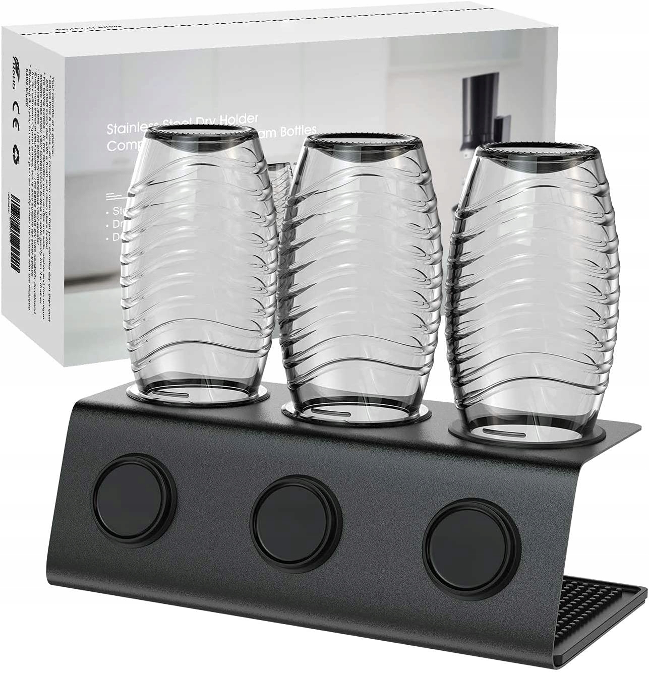 

Uchwyt na butelki Sodastream ociekacz stojak