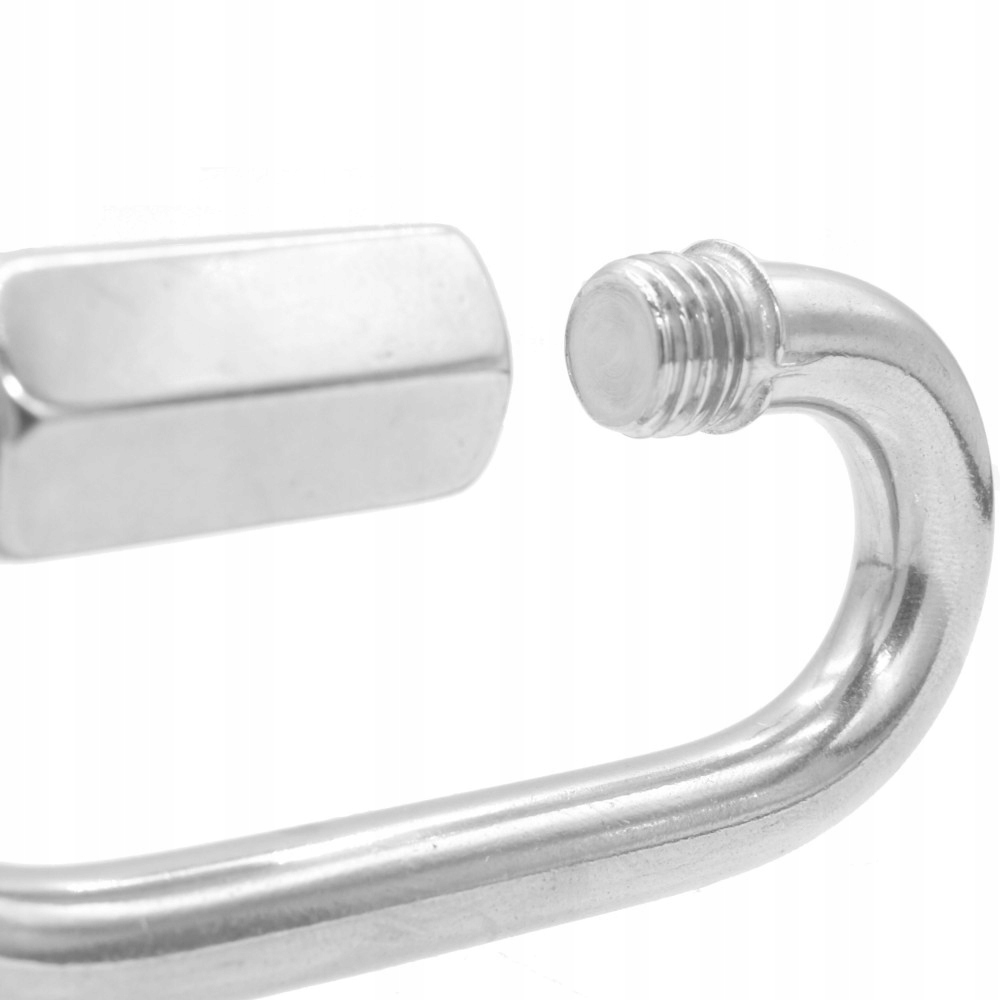 Karabinek owalny zakręcany 10mm 3PAK Kod producenta 001