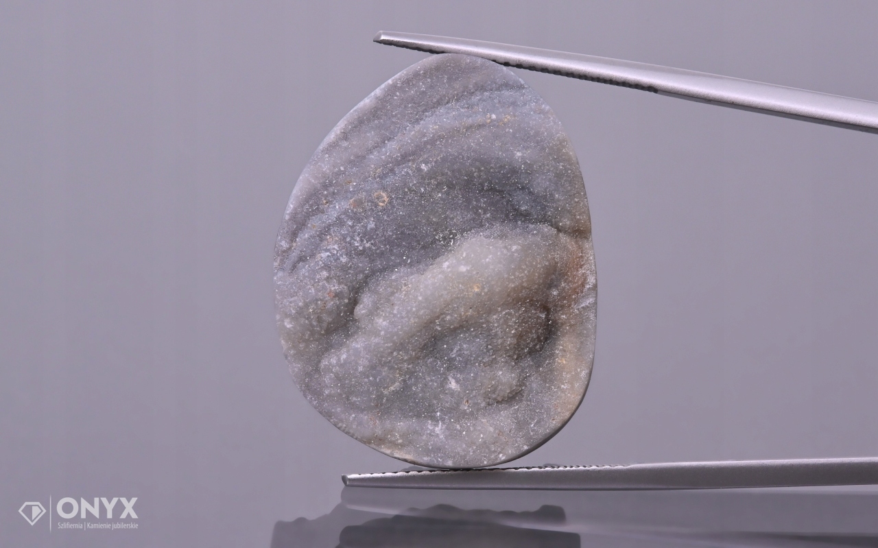 Růže chalcedonová nepravidelná 27,5x22,5 mm