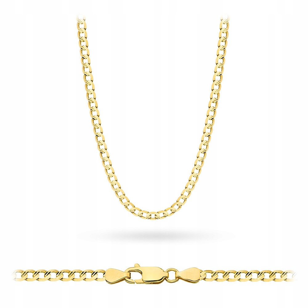Zlatý Řetízek Diamantovaný pr. 585 Pancr 60 cm